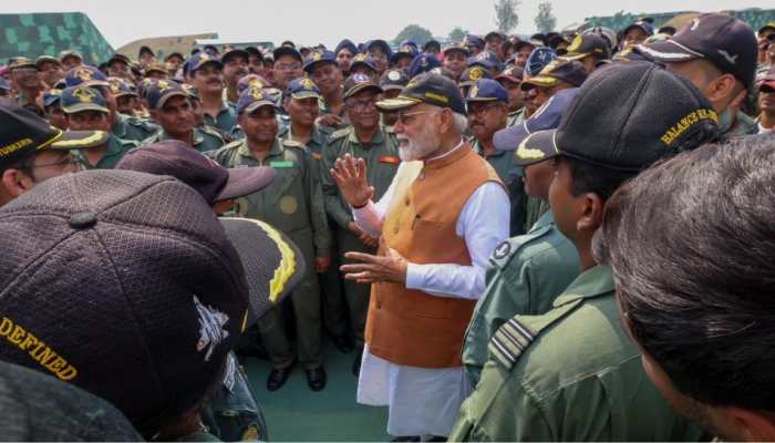 At Adampur Frontline, Modi Delivers Blunt Message: Terror Will Be Answered With Fire