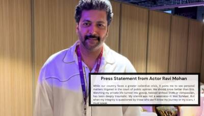 Tamil Actor Ravi Mohan Issues Statement Denying Allegations By Wife Aarti, Defending Fatherhood And Acknowledging 'Beautiful Companion' Kenishaa