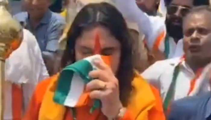Rajasthan: Controversy Erupts After BJP MLA Wipes Sweat With Tricolour During Tiranga Yatra