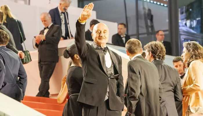 Cannes 2025: Anupam Kher Walks On The Red Carpet Ahead Of His Directorial 'Tanvi The Great' Screening 
