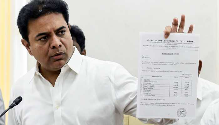 Congress Runs 'Commission Sarkaar' In Telangana, Claims KTR