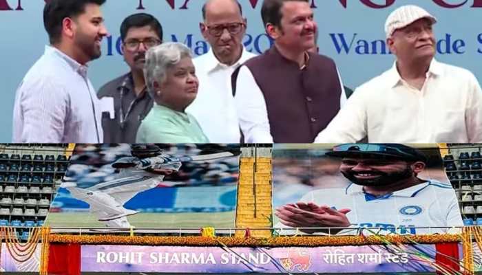 Rohit Sharma Stand Unveiled At Wankhede Stadium In Presence Of India Captain's Family - WATCH
