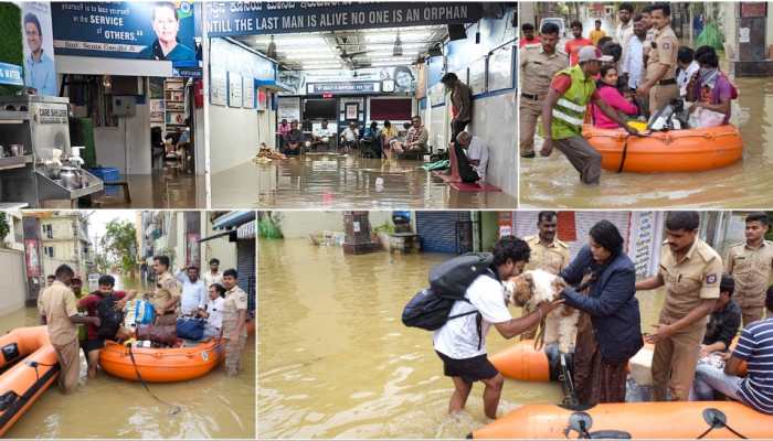 Bengaluru Turns Into Swamp After 10.5 CM Rainfall, Dinghies Deployed For Rescue Operations