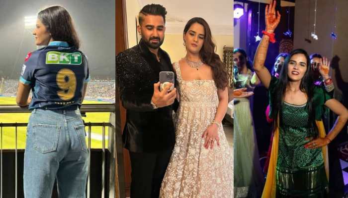 Happy Birthday Rahul Tewatia: All About Gujarat Titans All-Rounder's Love Story With Wife Ridhi Pannu - In Pics