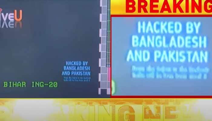Zee News' Bihar-Jharkhand Channel Hacked By Pakistani, Bangladeshi Criminals