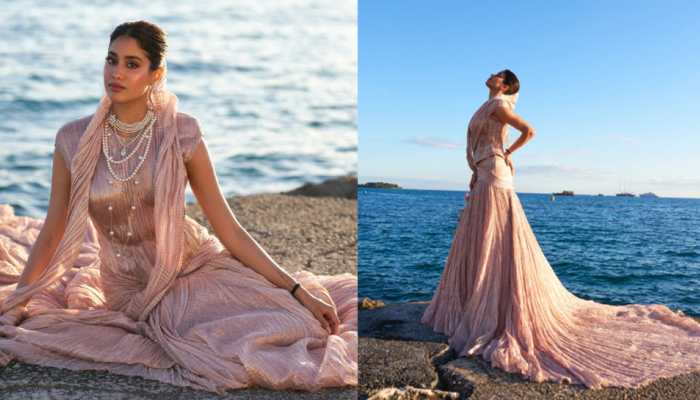 Janhvi Kapoor Follows Cannes 2025 'No Nudity' Rule, Channels Mom Sridevi For FIRST LOOK At Red Carpet - VIDEO, PICS