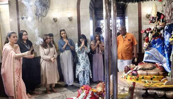 Kajol Visits Dakshineswar Kali Temple In Kolkata Ahead Of 'Maa' Release