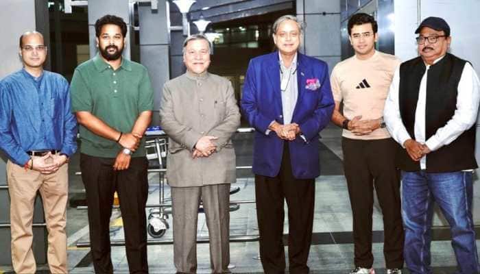 Shashi Tharoor-Led Delegation Leaves For US To Expose Pakistan's Terrorism