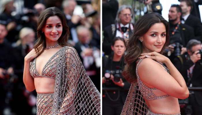  Alia Bhatt Isn’t Holding Back – Makes Red Carpet History In Gucci’s First-Ever Saree At Cannes Finale