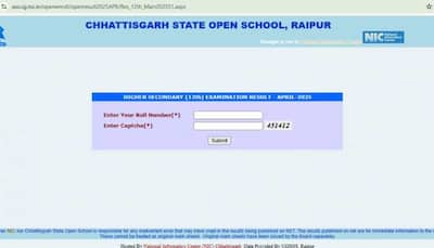 CGSOS Class 10, 12 Result 2025 DECLARED At sos.cg.nic.in- Check Direct Link, Other Details Here
