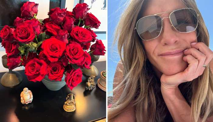In Jennifer Aniston's Weekend Photo Dump, Indian Fans Spot Hindu Goddess Lakshmi &amp; Maa Durga's Idols