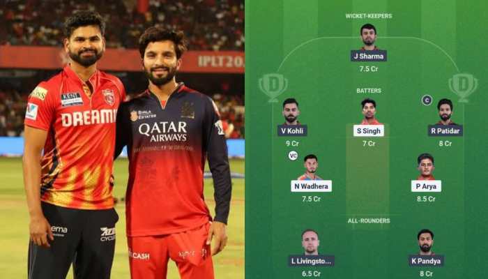PBKS vs RCB Dream11 Prediction IPL 2025: Fantasy Tips, Today's Playing XI, Captain, Vice-Captain Picks For Punjab Kings vs Royal Challengers Bengaluru Qualifier 1