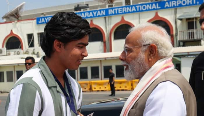 IPL 2025's Young Sensation Vaibhav Suryavanshi Touches PM Modi's Feet - Watch