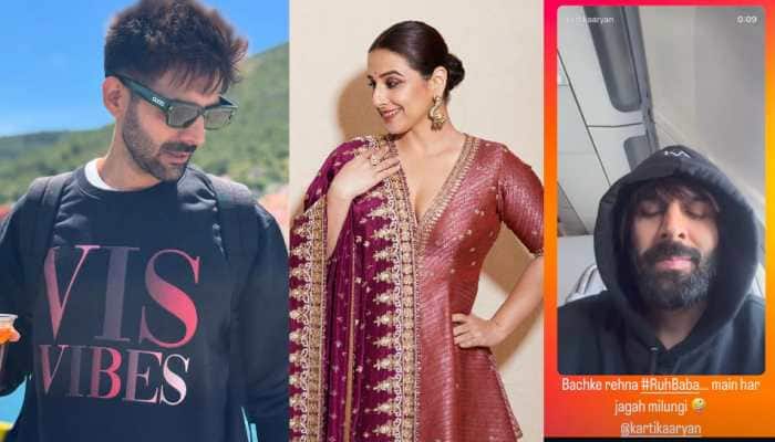 Vidya Balan’s Spooky Comeback To Kartik Aaryan’s Flight Video Sends Internet Into Laugh Riot