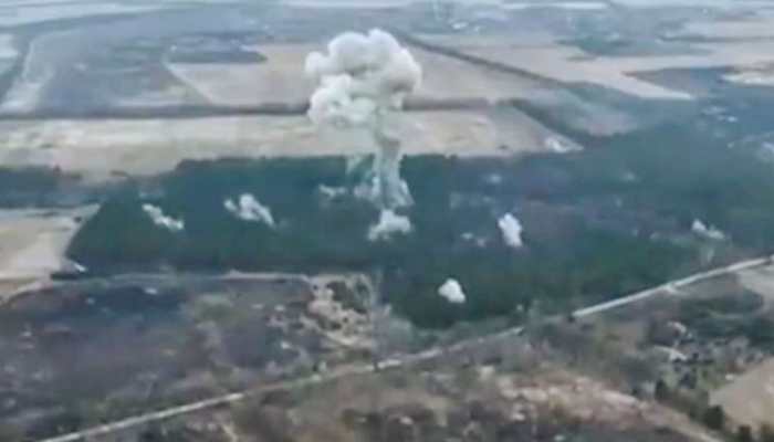 Watch | Ukrainian Drones Strike Russian Airbases, Destroying Fighter Jets In Daring Raid