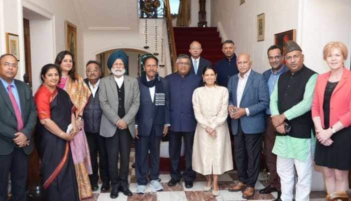 All-Party Delegation Meets UK's Shadow Foreign Secretary Priti Patel