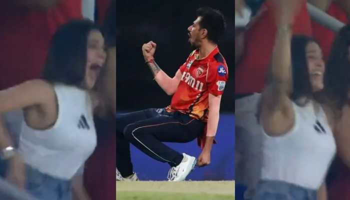 Yuzvendra Chahal's Rumoured Girlfriend RJ Mahvash’s Jubilant Reaction After PBKS Beat MI in IPL 2025 Qualifier 2 Goes Viral - Watch