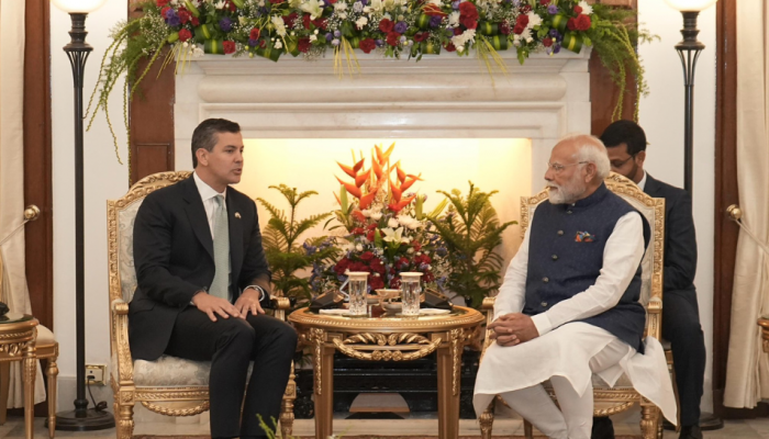 'India, Paraguay Stand Shoulder To Shoulder In Fight Against Terrorism': PM Modi During Bilateral Meet With Paraguay Prez 'India, Paraguay Stand Shoulder To Shoulder In Fight Against Terrorism': PM Modi During Bilateral Meet With Paraguay Prez