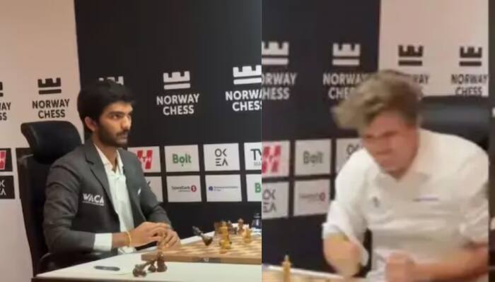 Norway Chess 2025: Magnus Carlsen Slams Table After Shock Loss To D Gukesh - Watch Video