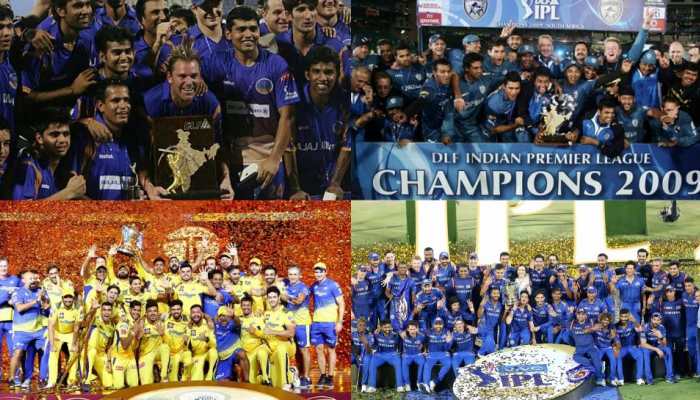 IPL Winners List (2008–2024): From Shane Warne's Rajasthan Royals, MS Dhoni's CSK To Shreyas Iyer's KKR & Rohit Sharma's Mumbai Indians - In Pics