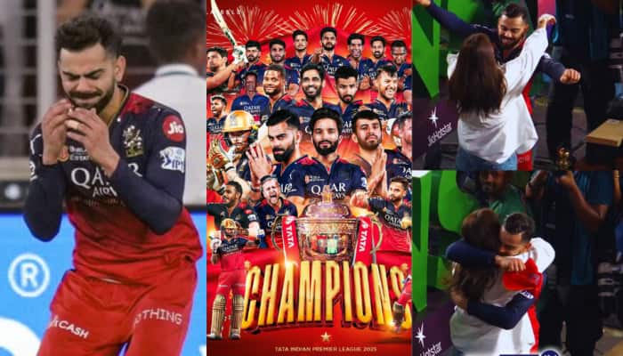 RCB Win IPL After 18 Seasons Of Heartbreak - Check Winning Moments In Pics