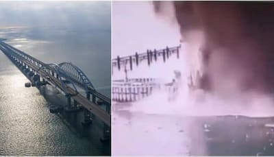 Ukraine's Bold Strike: Kerch Bridge Hit With 1,100kg Underwater Explosives In Crimea Attack | VIDEO