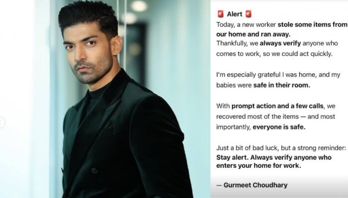 Gurmeet Choudhary's House Robbed By New Staff Member, Actor Raises Alarm On Home Safety 