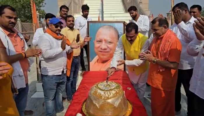 Yogi Adityanath's 53rd Birthday: 53kg Laddu Cake Offered At Varanasi Hanuman Temple