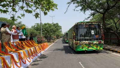 PM Modi Flags Off Electric Buses For Clean And Green Delhi