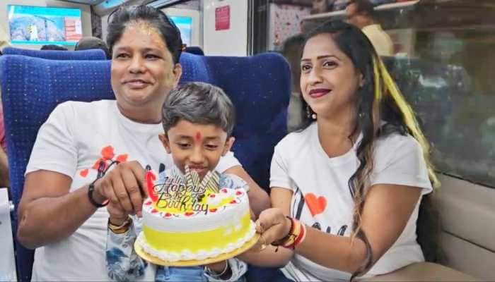 J&K: Couple Celebrates Son's Birthday In New Vande Bharat Express, Thanked PM