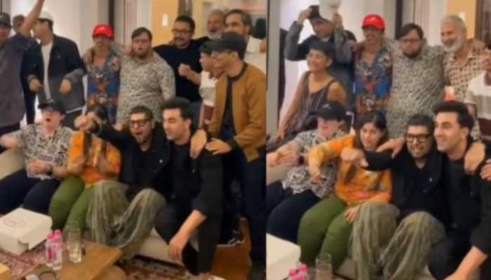 Ranbir Kapoor Joins Aamir Khan’s Musical Night Celebrating Sitaare Zameen Par Ranbir Kapoor Joins Aamir Khan’s Musical Night Celebrating Sitaare Zameen Par