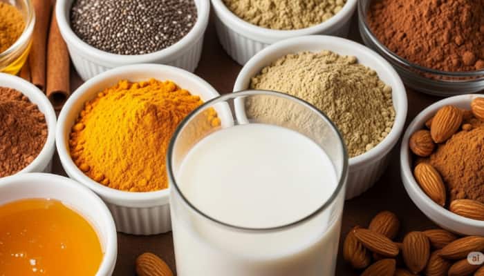  ⁠7 Healthy Things To Add In Milk To Make It Healthier