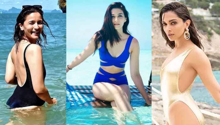 Deepika Padukone To Kriti Sanon: 7 Actresses In Hot Bikinis, Monokinis!