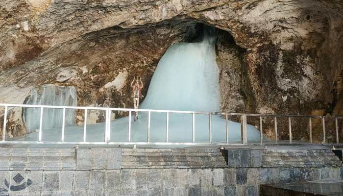 Amarnath Yatra: First Prayer Held At Holy Cave; LG Manoj Sinha In Attendance