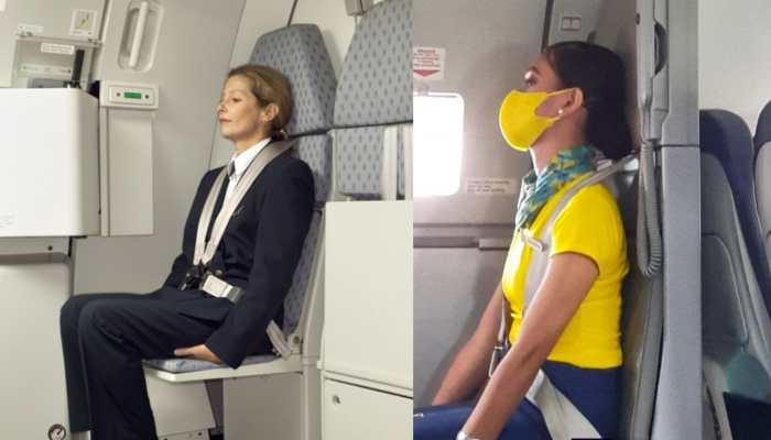 Ahmedabad Air India Plane Crash: Why Do Flight Attendants Sit On Their Hands During Takeoff And Landing? Know Real Reason 