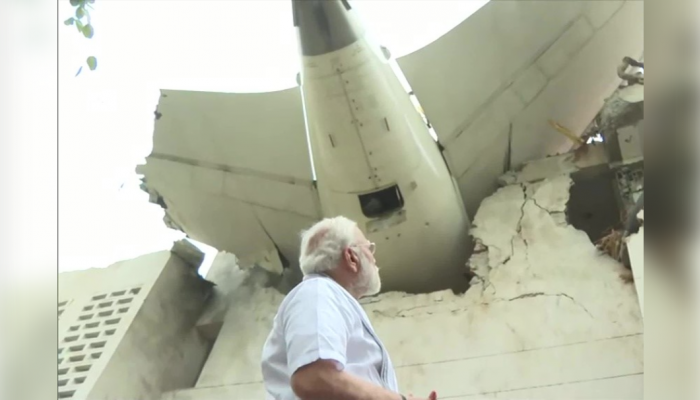 PM Modi Pays Visit To Site Of Catastrophic AI-171 Plane Crash, Meets Injured In Ahmedabad Hospital