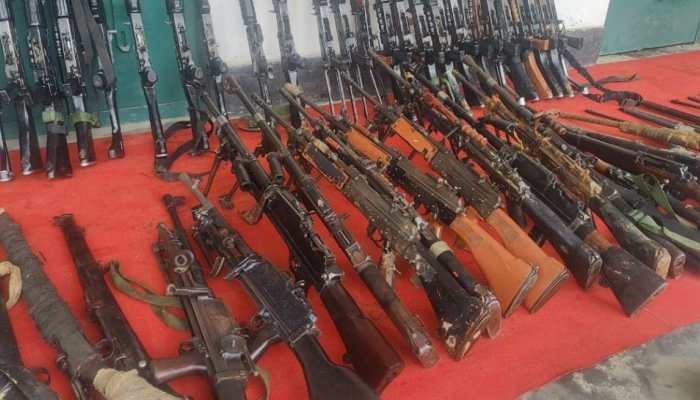 Manipur: Security Forces Recover 328 Arms, 9,300 Rounds Of Ammo From 5 Districts 