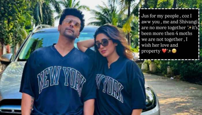 Kushal Tandon Confirms Split With Shivangi Joshi In Late-Night Post, Deletes It Later; Netizens Ask If He Was 'Drunk'