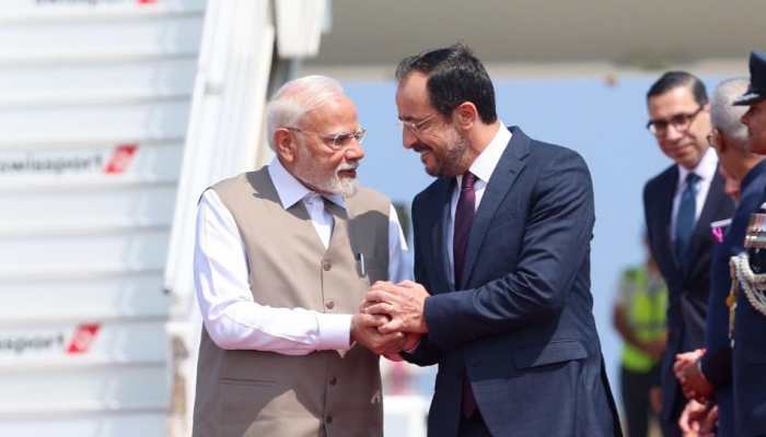 PM Modi Begin 3-Nation Tour, Arrives In Cyprus