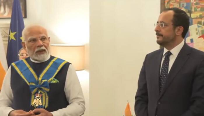 PM Modi Awarded Highest Civilian Honour Of Cyprus