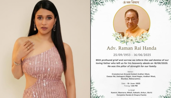 Mannara Chopra's Father Raman Rai Handa Passes Away At 72, Funeral To Be Held In Mumbai Mannara Chopra's Father Raman Rai Handa Passes Away At 72, Funeral To Be Held In Mumbai