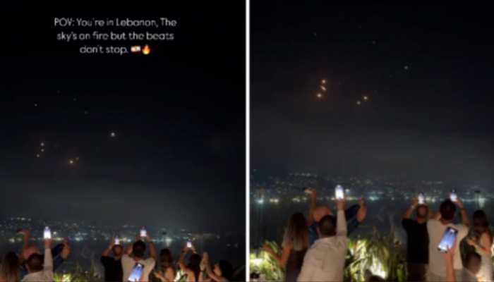 Missiles Fly, Music Plays: Lebanon's Surreal Party Viral Video Shocks Amid Israel-Iran War | WATCH