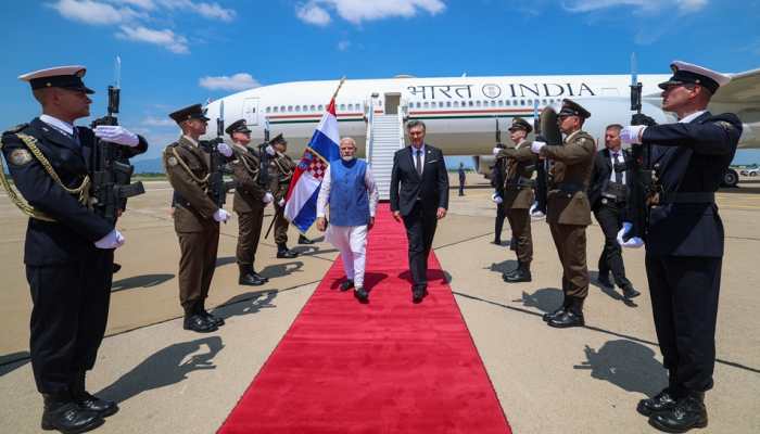 PM Modi Arrives In Zagreb On First-Ever Visit By Indian Prime Minister To Croatia PM Modi Arrives In Zagreb On First-Ever Visit By Indian Prime Minister To Croatia