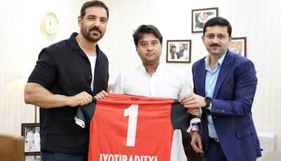 John Abraham Meets Jyotiraditya Scindia, Hopes To Discover 'Messi Or Ronaldo' From India