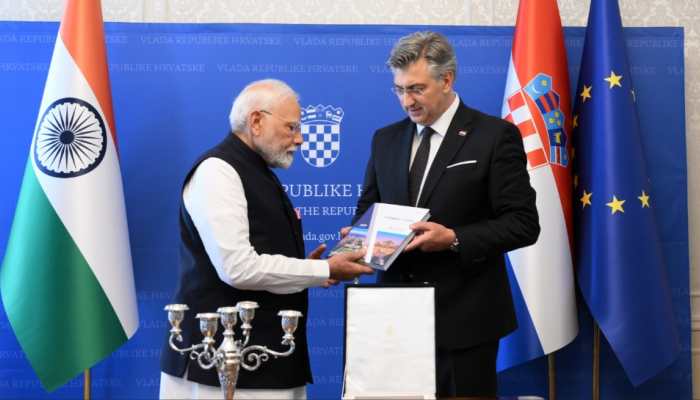 PM Modi Thanks Croatia's Plenkovic For Vezdin's Sanskrit Grammar Gift, Hails India-Croatia Ties PM Modi Thanks Croatia's Plenkovic For Vezdin's Sanskrit Grammar Gift, Hails India-Croatia Ties