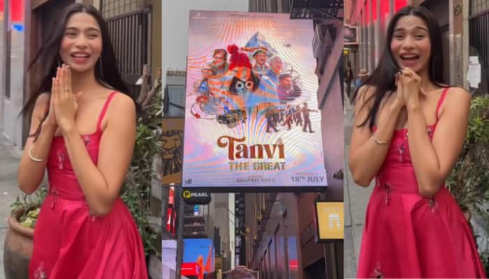 Anupam Kher's 'Tanvi The Great' Shines Bright At Times Square, Shubhangi Dutt's Reaction Wins Hearts – WATCH