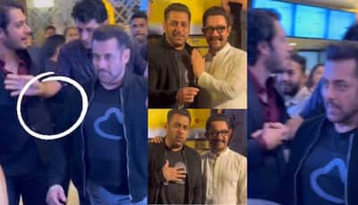 Viral Video: Salman Khan's Bodyguard Pushes Away Aamir Khan's Son Junaid At Sitaare Zameen Par Premiere - WATCH 