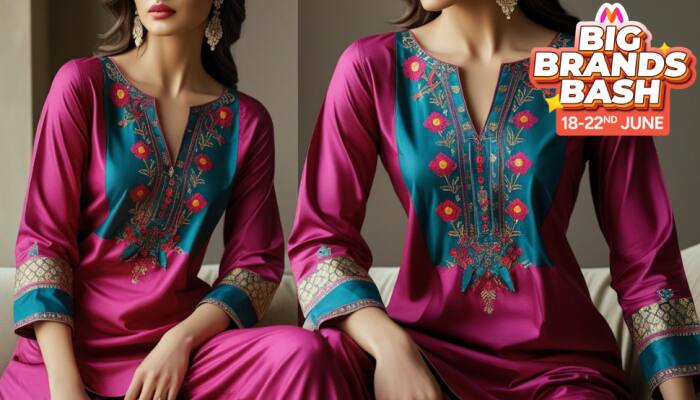 Shop Women's Kurta Sets at Myntra Big Brands Bash (18 to 22 June 2025)