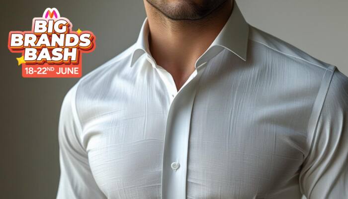 Shop Formal Shirts for Men at Myntra Big Brands Bash (18 to 22 June 2025)