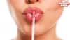 shimmering lip gloss